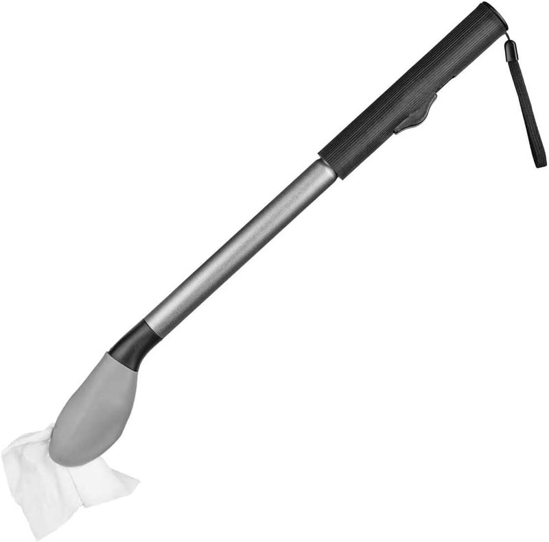 EASACE Upgrade Toilet Aid 17" Long Reach Comfort Wipe,Self Wipe Assist Tissue Holder Tool,Bathroom Aid for Limited Mobility,Seniors,Elderly. - Image 3